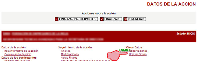 Generar hoja de firmas