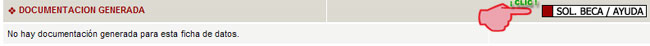 Bot�n generaci�n documentaci�n solicitud beca