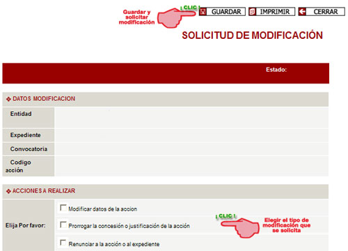 Ficha de modificacion